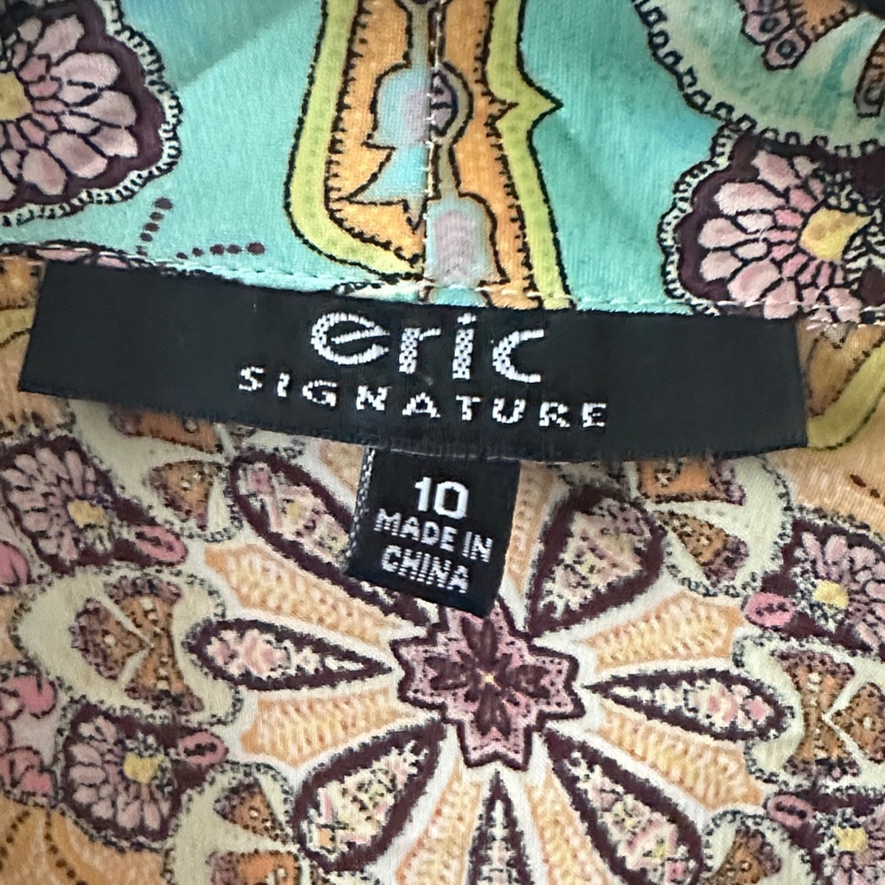 Colorful Patterned Blazer by Celine - Picture 2 of 2